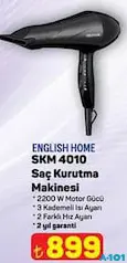ENGLİSH HOME SKM 4010 SAÇ KURUTMA MAKİNESİ fiyat ve kampanya bilgisi